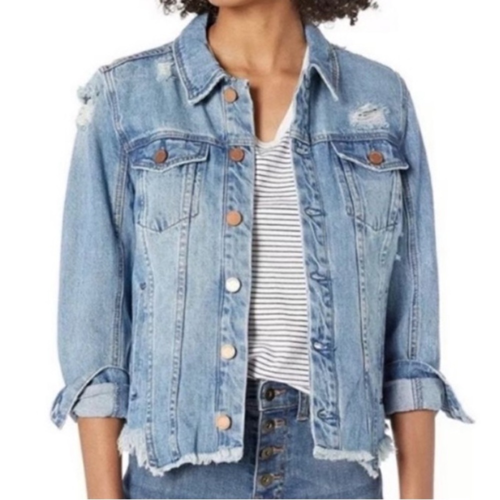 Blank NYC Light Blue Denim Jacket